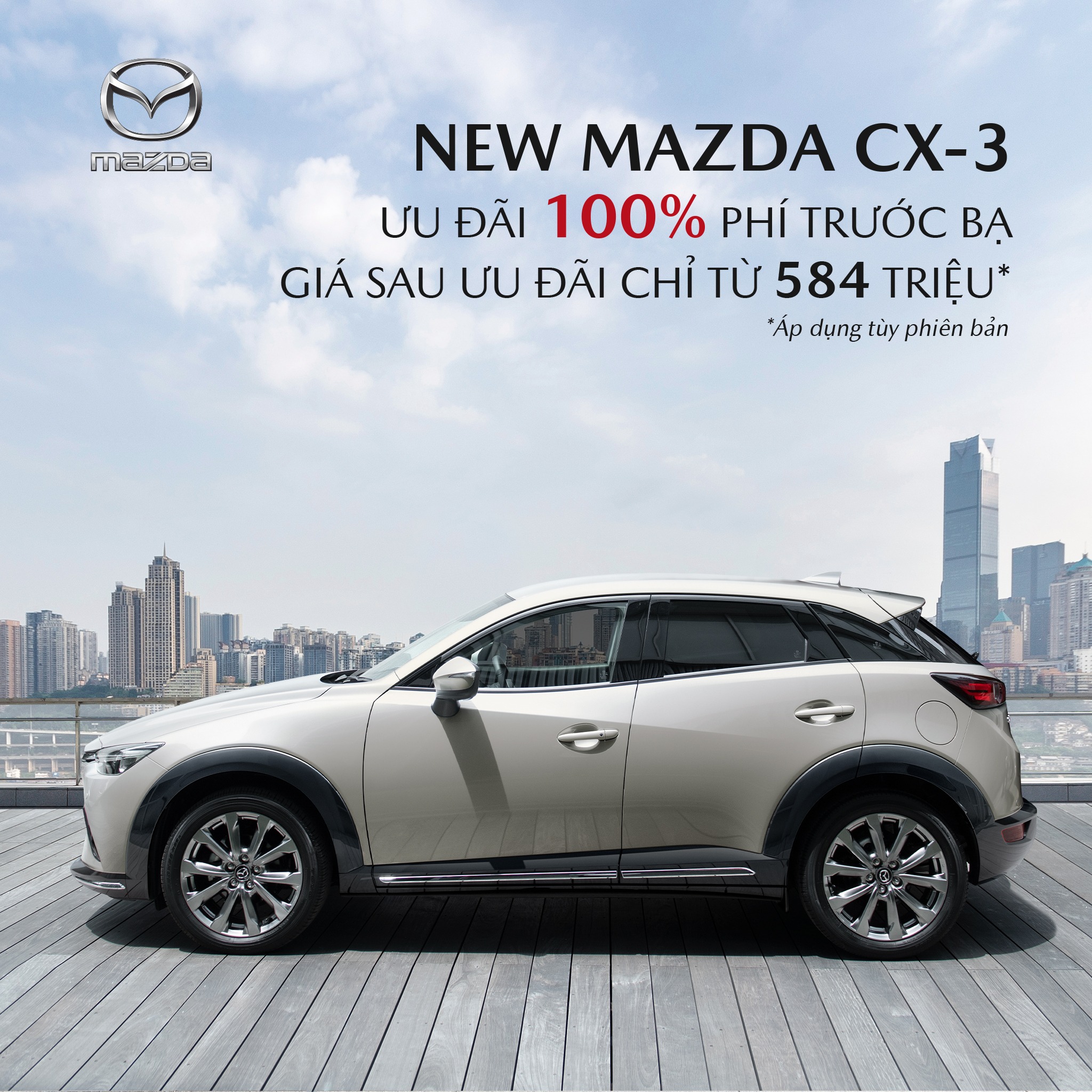 ĐÓN MÙA LỄ HỘI: SỞ HỮU NGAY NEW MAZDA CX-3 VÀ NEW MAZDA CX-30 VỚI ƯU ĐÃI 100% PHÍ TRƯỚC BẠ