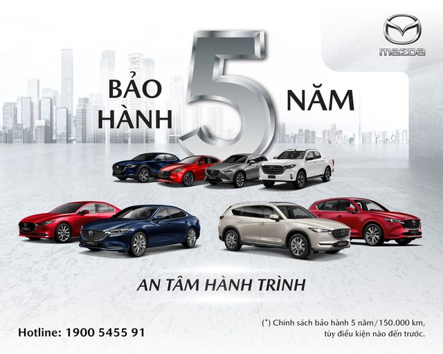 THACO AUTO ĐỒNG HÀNH CÙNG KHÁCH HÀNG SỞ HỮU XE DU LỊCH VỚI CHÍNH SÁCH BẢO HÀNH 5 NĂM